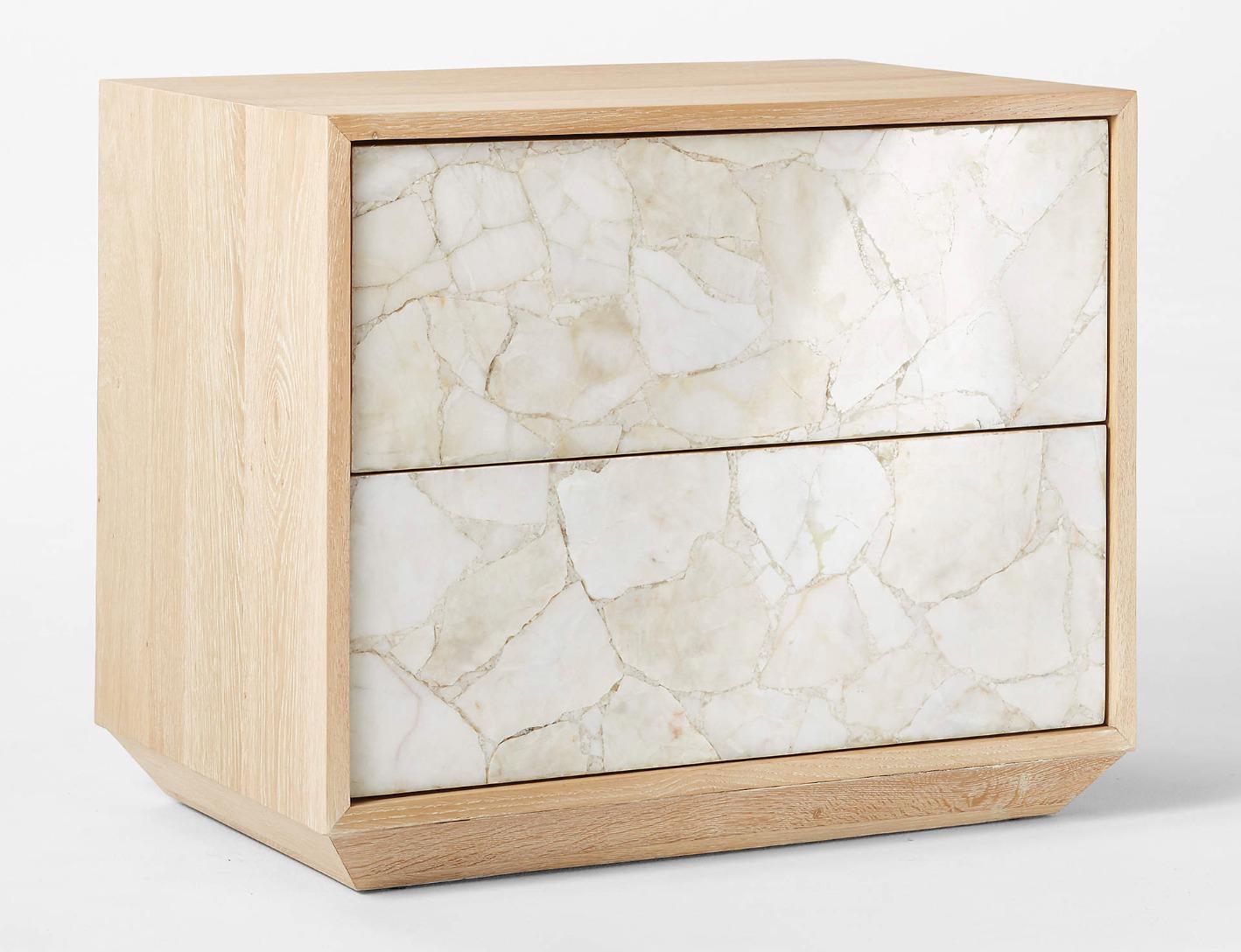 Marble Front Nightstand thumbnail 2